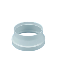 Reductor adaptador redondo tubo extracción ø120 - ø100 mm tubpla