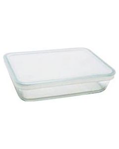 Hermetico alimentos rectangular con tapa 2,7lt borisilicato pyrex 1041513