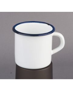 Pote cocina 08cm acero esmaltado blanco ibili