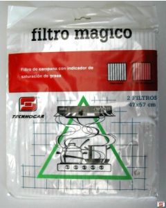 Filtro campana extractora magico 2pz 47x57cm tecnhogar