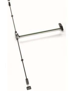 Barra antipanico sobreponer 2 puntos 90cm negro/verde 1930.908.nv tesa