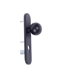 Pomo puerta ttf10une antipanico bocallave exterior negro ttf10une tesa