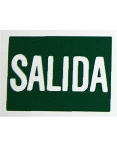 Placa señalizacion autoadhesiva salida 297x210mm poliestireno fotoluminiscente s