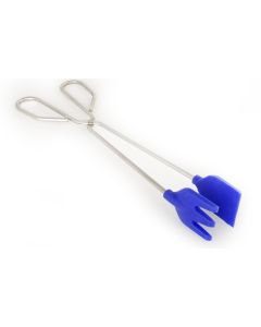 Tenacilla cocina con pala 30cm silicona-inox fackelmann 00041