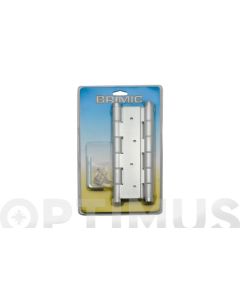 Bisagra puertas vaiven doble accion plata micel aluminio 57004