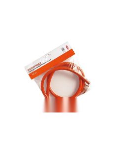 Tubo conduccion gas butano flexible aenor 9x15mm 1,50mt naranja espiroflex