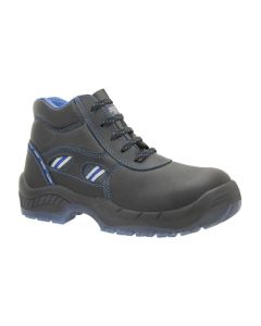 Bota seguridad s3 puntera plastica suela pu/tpu t40 piel flor vacuno negro silex