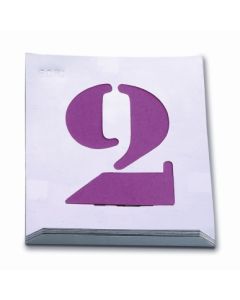 Numeracion pintura 060 mm chapa aluminio nusac