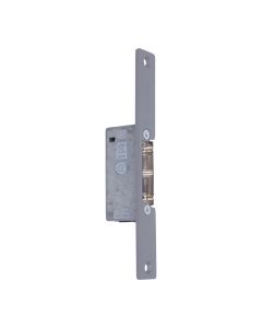 Abrepuerta electrico normal regulable placa corta 22mm gris serie 41 nf/s dorcas