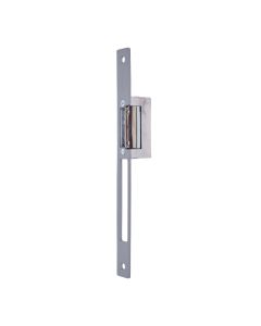 Abrepuerta electrico normal regulable placa larga 22mm gris serie 41 nf/l dorcas