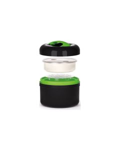 Fiambrera alimentos redondo 2,5lt abs verde pro-term valira 6205/128