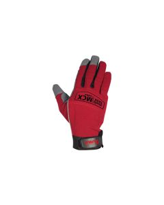 Guante mecanico m08 cuero sintetico/elastano rojo mecanix juba 60312