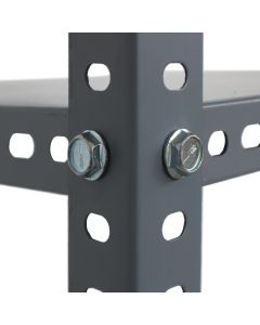 Angulo estanteria ranurado p40 2,0 mt metal gris oscuro simonrack 130402000