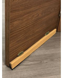 Burlete bajo puerta tornillos cepillo basculante 091,5cm madera roble burcasa 127270