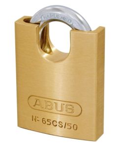 Candado seguridad arco corto protegido 50mm laton laton abus 65cs/50c