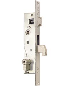 Cerradura metalica embutir picaporte y gancho 25x20mm inox l4120.20.0 cisa