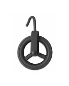 Polea elevacion pozo ø 200 mm hierro negro kt