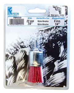 Cepillo industrial brocha taladro 022 mm fecin fbr022d