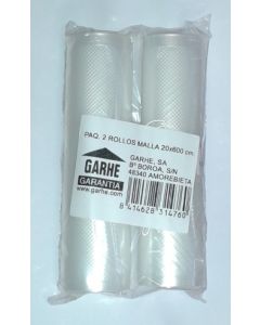 Bolsa alimentos vacio 20x600cm polietileno/poliamida garhe 2 pz 31476