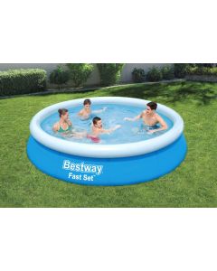 Piscina pared pvc depuradora cartucho circular 5377lt 366x76cm poliester/pvc azul bestway 64192