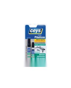 Adhesivo instantaneo plasticos dificiles 3 gr + 4 ml ceys