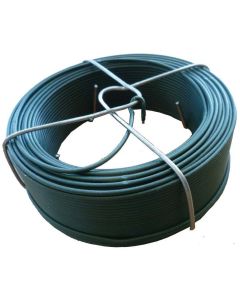 Alambre 1,2mm 050mt acero plastificado verde telas metalicas gonzalez