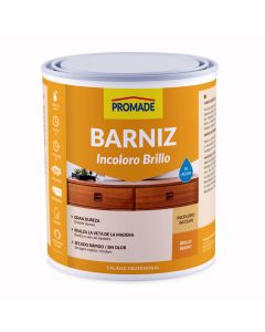 Barniz madera brillante incoloro interior al agua promade abtb103