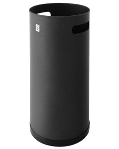 Paraguero hogar 50x21,5cm negro metal cilindro