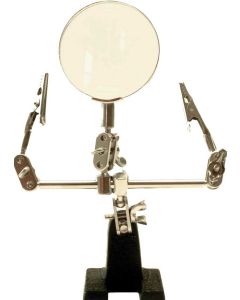 Soporte soldador articulado con lupa salki 8500090
