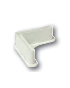 Pie angulo estanteria perfil p40 40x40mm plastico blanco simonrack 10000068