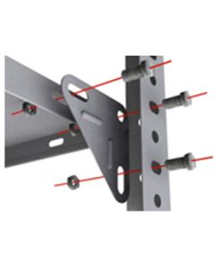 Escuadra soporte estanteria acero galvanizado simonrack 10000078