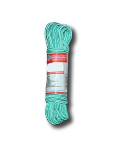 Cuerda fijacion trenzada 04mm 15 mt polietileno blanco/verde hilaturas perio com2002