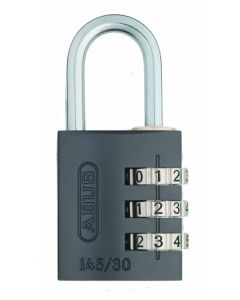 Candado combinacion 145/30 programable 30mm titanio abus