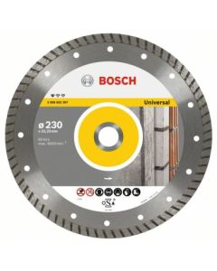 Disco corte general obra turbo 115x22,2 mm upe-t bosch 2608602393