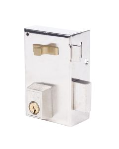 Cerradura sobreponer picaporte y palanca derecha tirador desde interior 70x40mm hierro niquelado 56a70dhn yale 56a70dhn