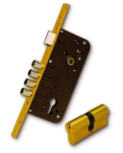 Cerradura mad.emb. 23x50mm 810803030bc bicapa c/cu yale