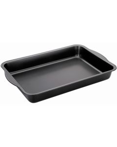 Rustidera horno antiadherente 40x29x6cm chapa acero moka ibili