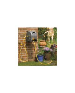 Portamanguera jardin mural-suelo 25mt hozelock