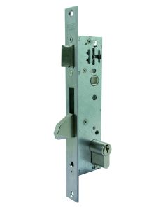 Cerradura metalica embutir picaporte y palanca basculante 15x25mm inox 2210be253