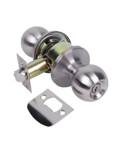 Pomo puerta 13466 hotel picaporte unificado bola 60/70mm cromo mate 13466 amig