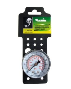 Manometro compresor racor trasero 50mm 1/4"-16 bar ca-780 cevik