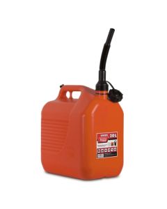 Bidon trasvase liquidos carburante con canula 345x234x377mm 20lt plastico rojo t