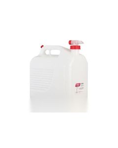 Bidon trasvase liquidos alimentario con tapon/grifo 345x234x377mm 20lt plastico