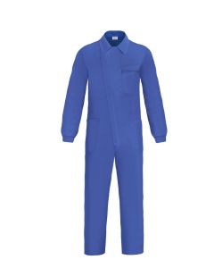 Mono trabajo con tapeta cremallera t52 algodon 100% azul l1000 vesin