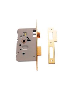 Cerradura madera embutir canto cuadrado 25x50mm laton 201450hl tesa