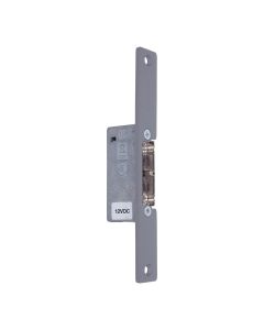 Abrepuerta electrico corriente continua automatico regulable placa corta 22mm gris serie 41 dorcas