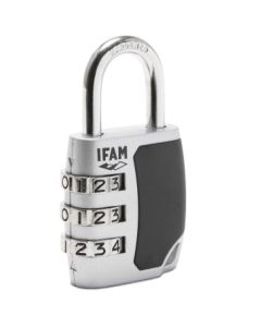 Candado seguridad combinacion programable 35mm gris serie c ifam 682
