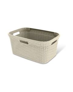 Cesto ordenacion ropa 45lt blanco vintage curver