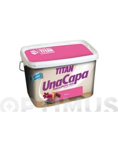 Pintura plastica mate interior monocapa 2,5 lt fucsia una capa titan 77106