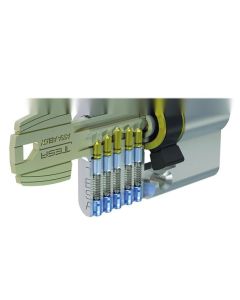 Cilindro leva corta 30x30mm niquel 52003030n tesa 52003030n